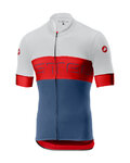 CASTELLI Cycling short sleeve jersey - PROLOGO VI - blue/red/white