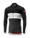 CASTELLI Cycling summer long sleeve jersey - PROLOGO VI SUMMER - black/grey/beige
