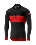 CASTELLI Cycling summer long sleeve jersey - PROLOGO VI SUMMER - red/black