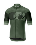 CASTELLI Cycling short sleeve jersey - RUOTA - green