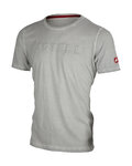 CASTELLI Cycling short sleeve t-shirt - BASSORILIEVO - grey