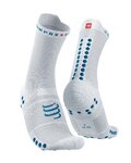 COMPRESSPORT Cyclingclassic socks - PRO RACING 4.0 RUN - blue/white