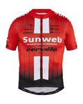 Cycling short sleeve jersey - SUNWEB 2019 - black/red/white