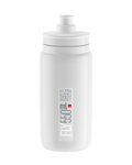 ELITE Cycling water bottle - FLY 550 ml - white/grey