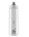 ELITE Cycling water bottle - JET GREEN 750 ml - transparent