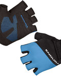 Cycling fingerless gloves - XTRACT II  - black/blue