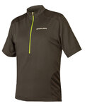 Cycling short sleeve jersey - HUMMVEE MTB  - brown