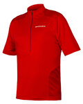Cycling short sleeve jersey - HUMMVEE MTB  - red