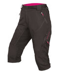 Cycling 3/4 lenght shorts without bib - HUMMVEE II 3/4 LADY - black