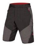 Cycling shorts without bib - HUMMVEE II - grey/black
