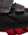 FLR Cycling shoes - F65 MTB - black/red