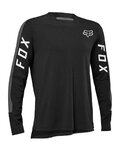 FOX Cycling winter long sleeve jersey - DEFEND PRO - black