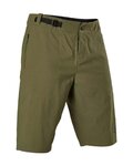 FOX Cycling shorts without bib - RANGER - green