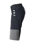 FOX Cycling shorts without bib - DEFEND SHORTS LADY - black