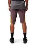 FOX Cycling shorts without bib - DEFEND SHORTS LADY - brown