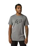 FOX Cycling short sleeve t-shirt - LEGACY FOX HEAD - grey
