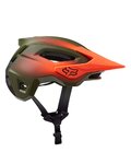 FOX Cycling helmet - SPEEDFRAME PRO FADE - orange/green