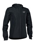 FOX Cycling rain jacket - RANGER 2.5-LAYER - black