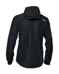 FOX Cycling rain jacket - RANGER 2.5-LAYER - black