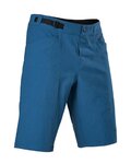 FOX Cycling shorts without bib - RANGER LITE - blue