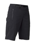 FOX Cycling shorts without bib - RANGER LADY - black