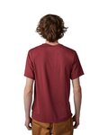 FOX Cycling short sleeve t-shirt - SHIELD - bordeaux