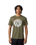 FOX Cycling short sleeve t-shirt - TURNOUT - green