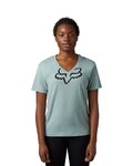 FOX Cycling short sleeve t-shirt - BOUNDARY LADY - blue