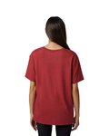 FOX Cycling short sleeve t-shirt - BOUNDARY LADY - red