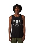 FOX Cycling tank top - SHIELD - black