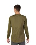 FOX Cycling summer long sleeve jersey - RANGER TRU DRI - green