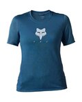 FOX Cycling short sleeve jersey - RANGER TRU DRI LADY - blue