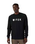 FOX hoodie - ABSOLUTE FLEECE CREW - black