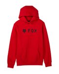 FOX hoodie - ABSOLUTE FLEECE PO - red