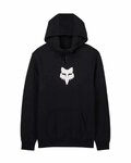 FOX hoodie - FOX HEAD FLEECE PO - black