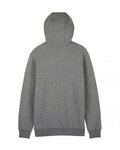 FOX hoodie - FOX HEAD FLEECE PO - grey
