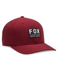 FOX Cycling hat - NON STOP TECH FLEXFIT - bordeaux
