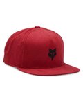 FOX Cycling hat - FOX HEAD SNAPBACK - red