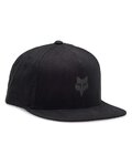 FOX Cycling hat - FOX HEAD SNAPBACK - black