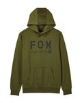 FOX hoodie - NON STOP FLEECE PO - green