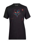 FOX Cycling short sleeve t-shirt - WITHERED PREMIUM - black