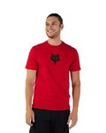 FOX Cycling short sleeve t-shirt - FOX HEAD PREMIUM - red