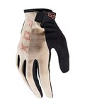 FOX Cycling long-finger gloves - RANGER GEL LADY - black/pink