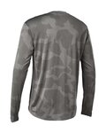 FOX Cycling winter long sleeve jersey - RANGER - grey