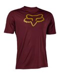 FOX Cycling short sleeve jersey - RANGER - bordeaux