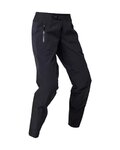 FOX Cycling long trousers withot bib - RANGER LADY - black