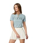 FOX Cycling short sleeve t-shirt - PINNACLE LADY - grey