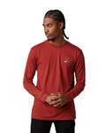 FOX Cycling long sleeve t-shirt - FINISHER - red