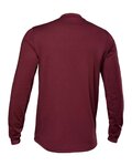 FOX Cycling winter long sleeve jersey - RANGER TRED - bordeaux