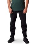FOX Cycling long trousers withot bib - DEFEND 3-LAYER WATER - black